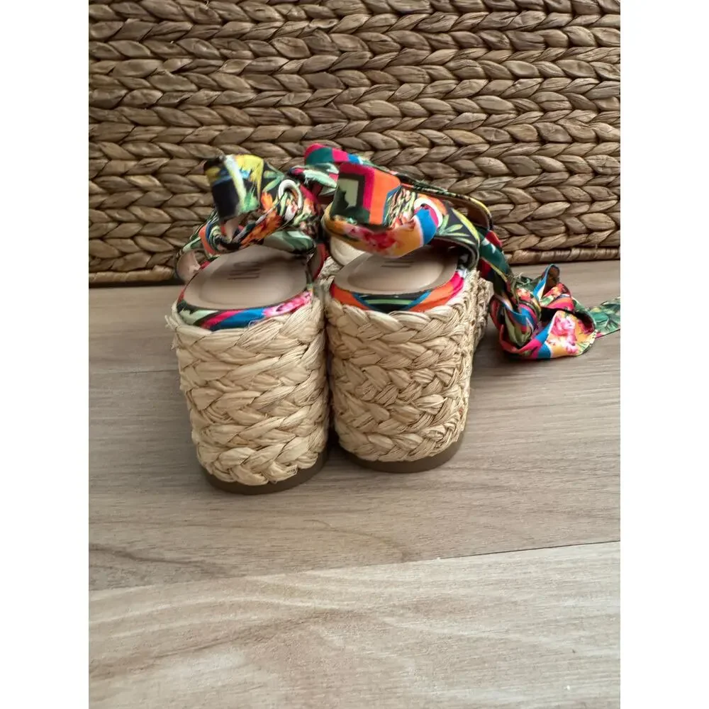 NWOB! I.N.C. International Concepts Fletcherr Lace-Up Wedge Sandals